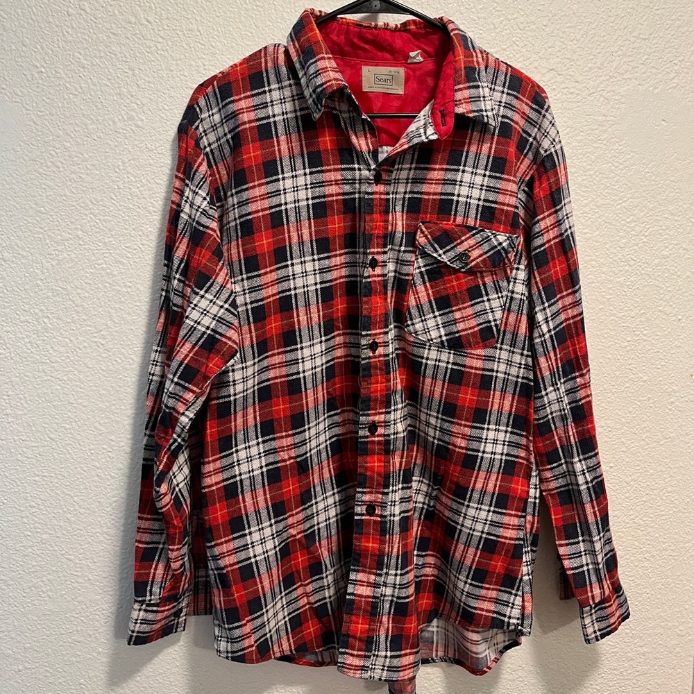 Red and White Flannel